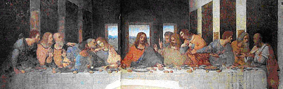 L. de Vinci : la Cène (1497)