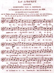 L'hymne : partition