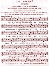 L'hymne : partition