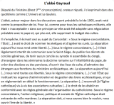 L'abbé Gayraud et la Séparation / Concordat